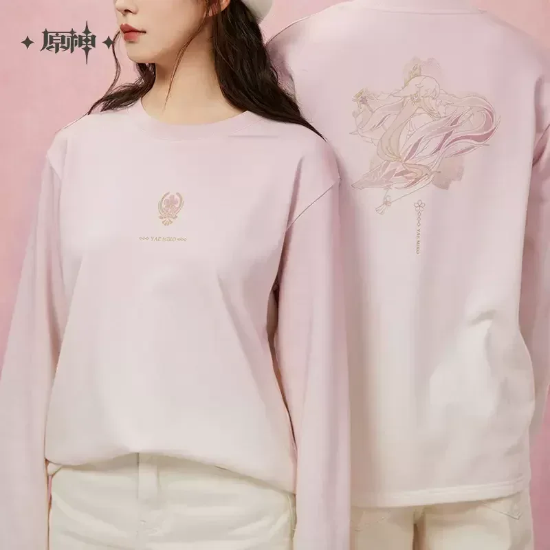 Genshin Impact Yae Miko Impression Series Gradient Long-Sleeved T-shirt - Image 6