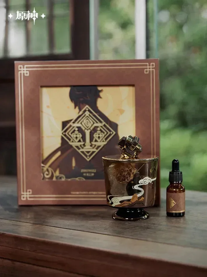 Genshin Impact Zhongli Theme Impression Series Crystal Aromatherapy Gift Box - Image 3