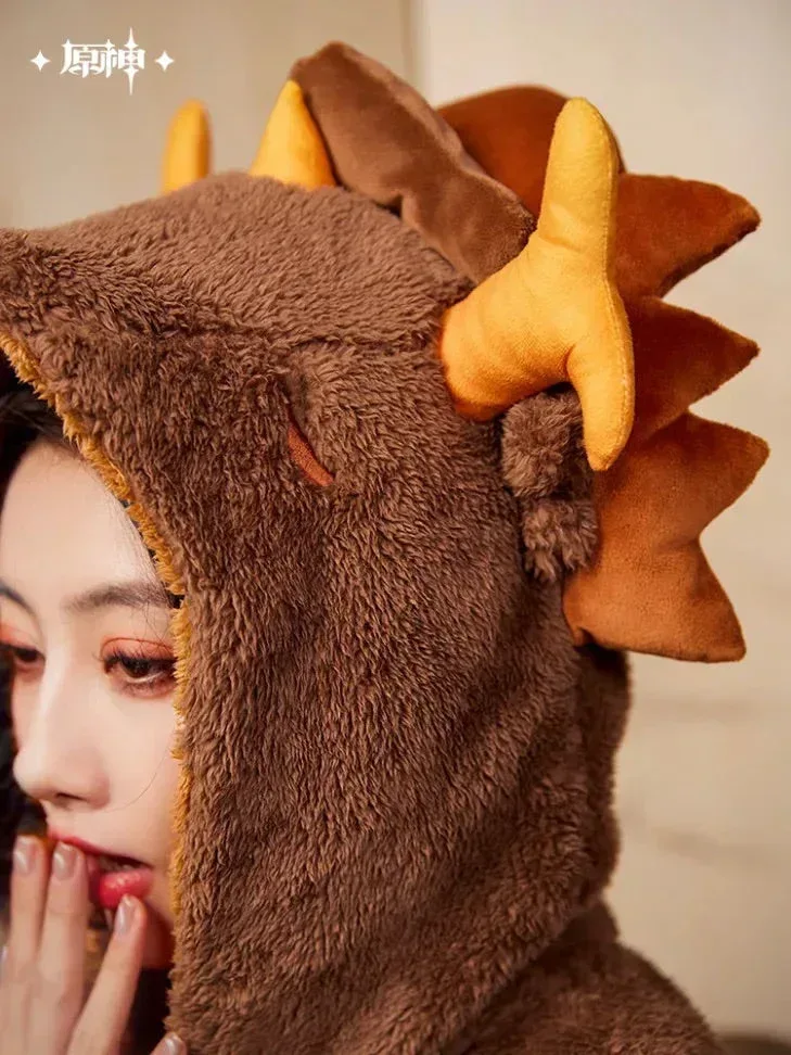 Genshin Impact Zhongli Theme Impression Series Exuvia Plush Home Robe (Including Eye Mask) - Image 6