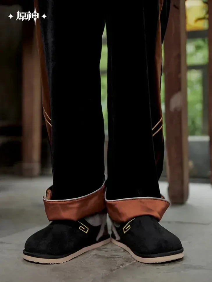 Genshin Impact Zhongli Theme Impression Series House Slippers - Image 3
