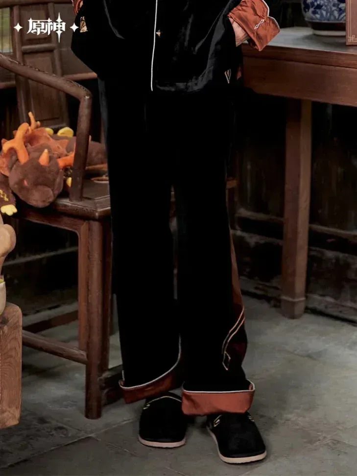 Genshin Impact Zhongli Theme Impression Series House Slippers - Image 4