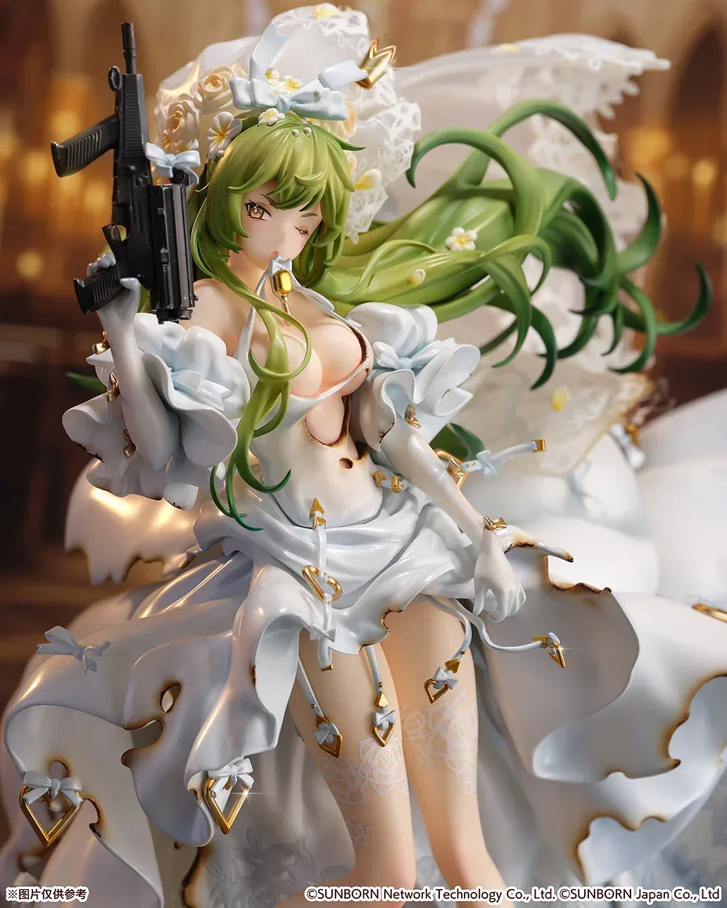 Girls' Frontline M950A The Warbler and the Rose -Wounded Ver.- 1/7 Figure - Image 12