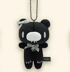 Gloomy the Naughty Grizzly Ribbon Angel Series Plush Mascot Keychain - Image 2