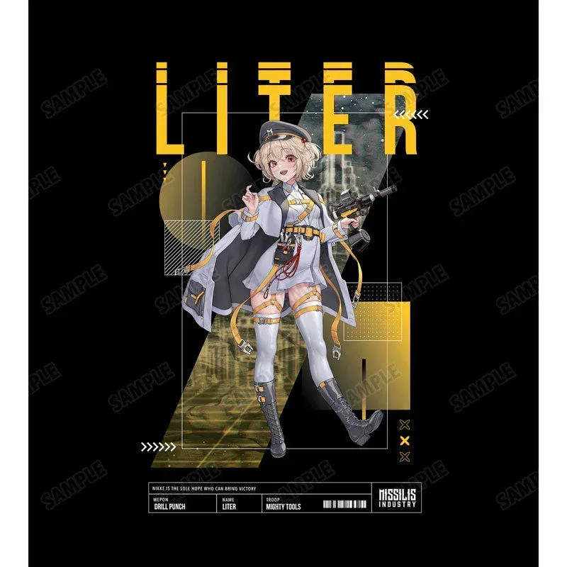 GODDESS OF VICTORY: NIKKE LOVECACAO Illustration Litter Tactical Fashion Ver. Unisex BIG Silhouette T-shirt