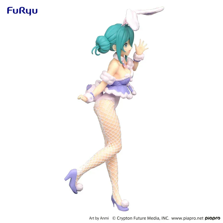 Hatsune Miku Bicute Bunnies PVC Statue White Rabbit Purple Color Ver. - Image 3