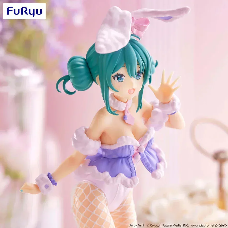 Hatsune Miku Bicute Bunnies PVC Statue White Rabbit Purple Color Ver. - Image 7
