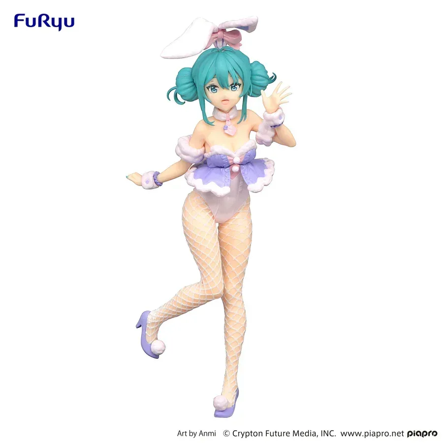 Hatsune Miku Bicute Bunnies PVC Statue White Rabbit Purple Color Ver. - Image 9