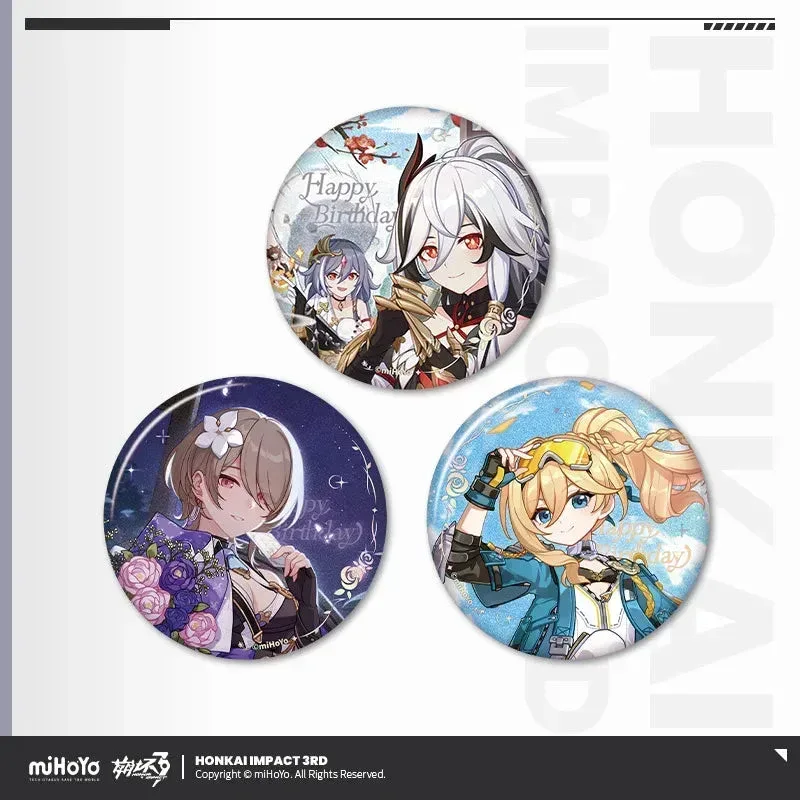Honkai Impact 3rd 2025 Happy Birthday Series Tinplate Badge - Image 2