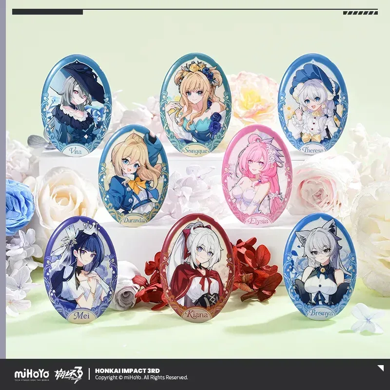 Honkai Impact 3rd Fanglin Mengyao Series Tinplate Badge