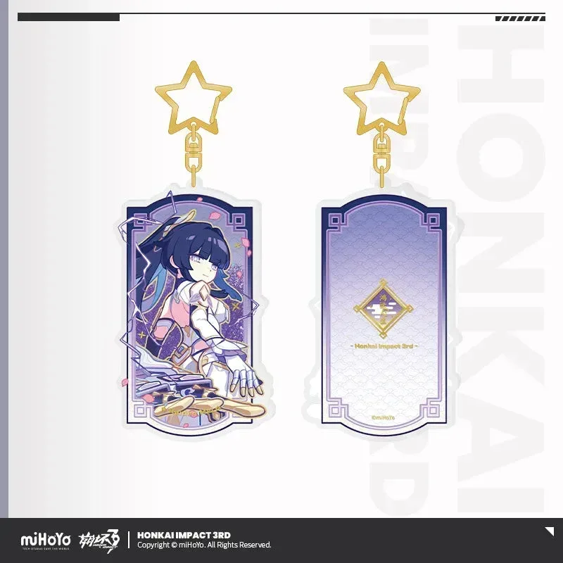 Honkai Impact 3rd A Life of Luck Series Acrylic Glitter Quicksand Pendant - Image 3