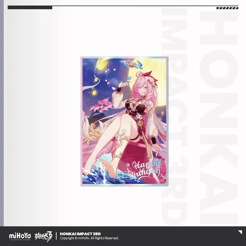 Honkai Impact 3rd Birthday Greeting Series PET Shikishi Cardboard - Image 16