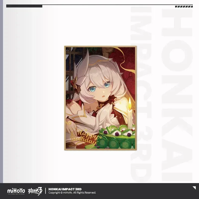 Honkai Impact 3rd Birthday Greeting Series PET Shikishi Cardboard - Image 3