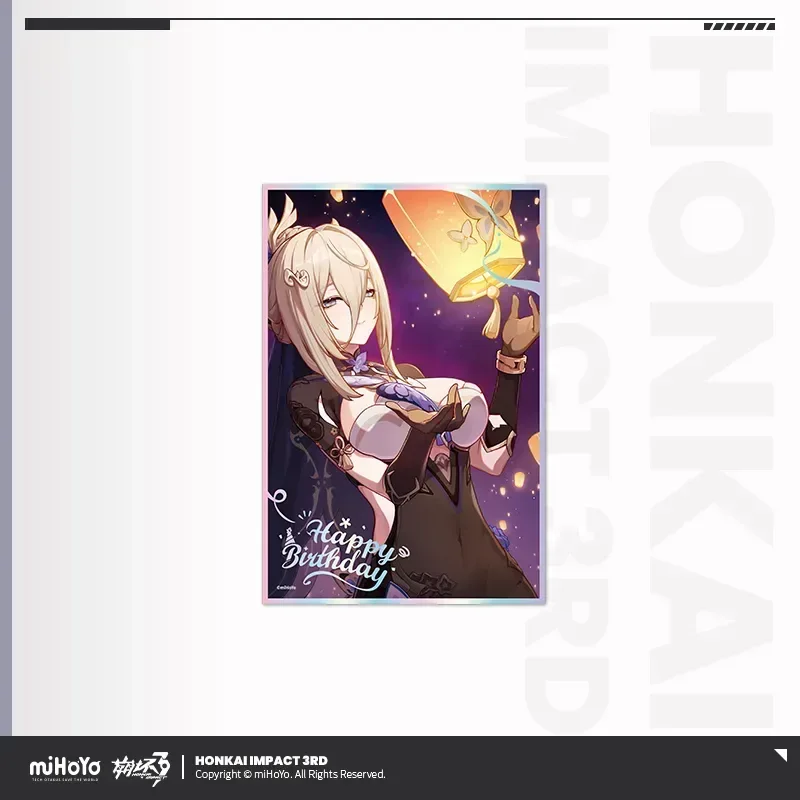 Honkai Impact 3rd Birthday Greeting Series PET Shikishi Cardboard - Image 30