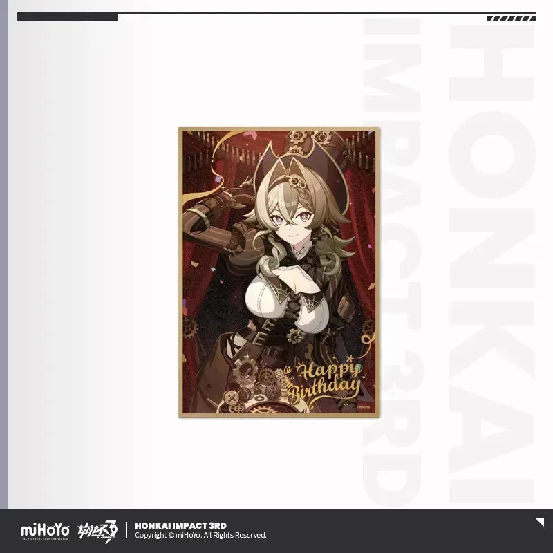Honkai Impact 3rd Birthday Greeting Series PET Shikishi Cardboard - Image 6