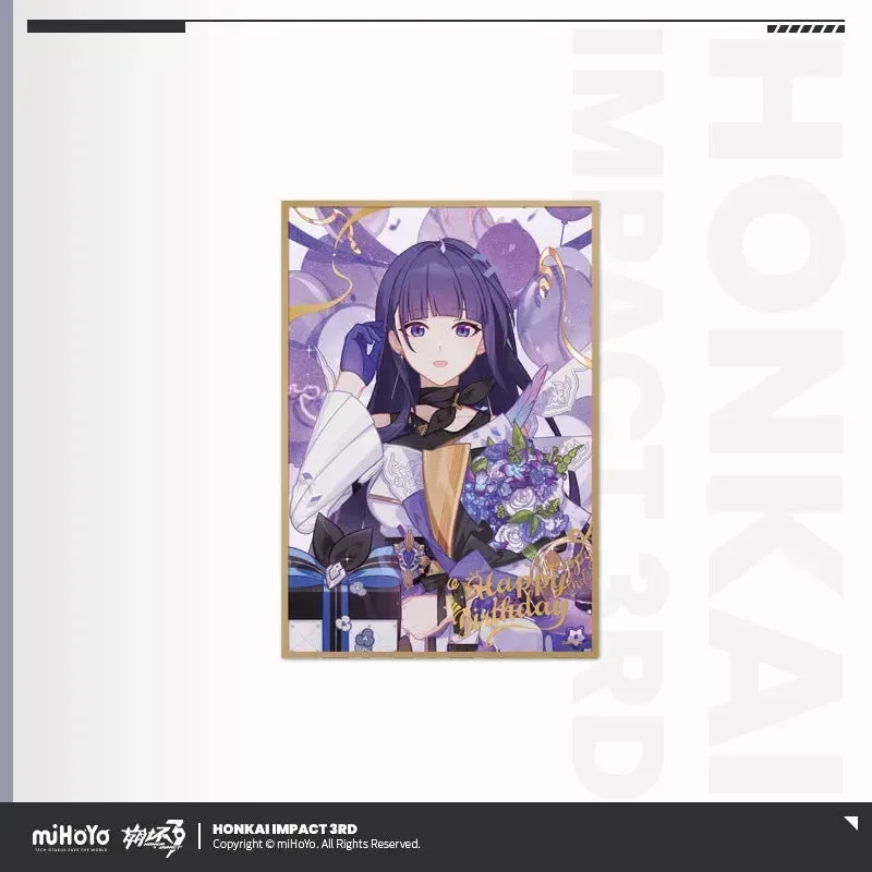 Honkai Impact 3rd Birthday Greeting Series PET Shikishi Cardboard - Image 7
