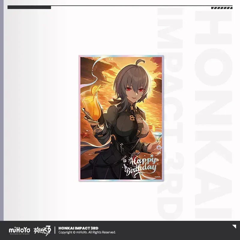Honkai Impact 3rd Birthday Greeting Series PET Shikishi Cardboard - Image 9