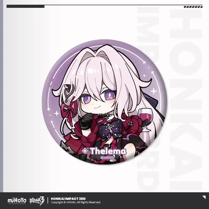 Honkai Impact 3rd Chibi Series Tinplate Badge - Image 14