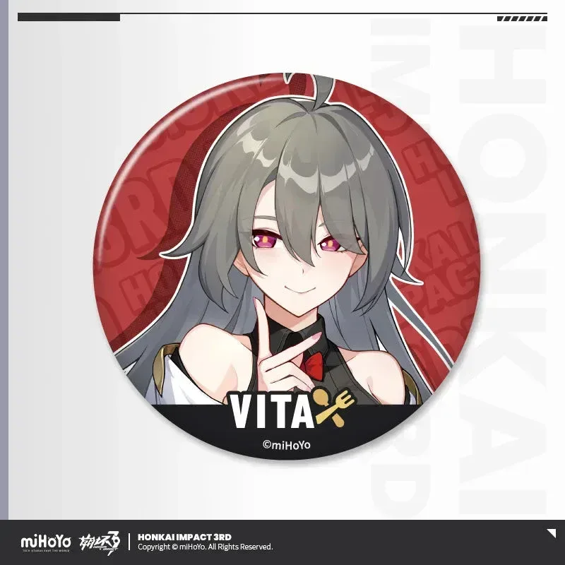 Honkai Impact 3rd Delicious Onboard Series Tinplate Badge - Image 2