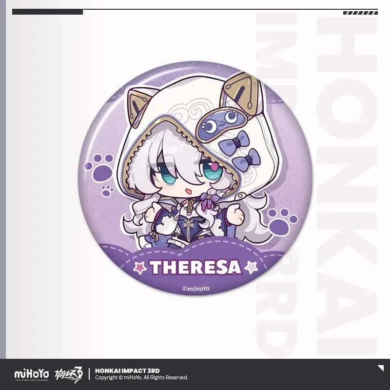 Honkai Impact 3rd Dreamy Leisure Travel Series Tinplate Badge - Image 2