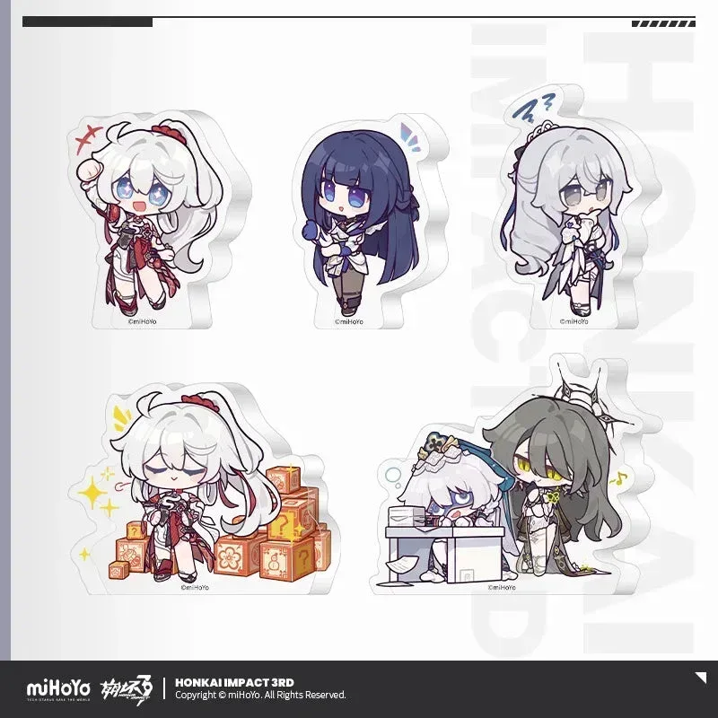 Honkai Impact 3rd Drumming In New Resolutions Series Chibi Mini Acrylic Thick Stand