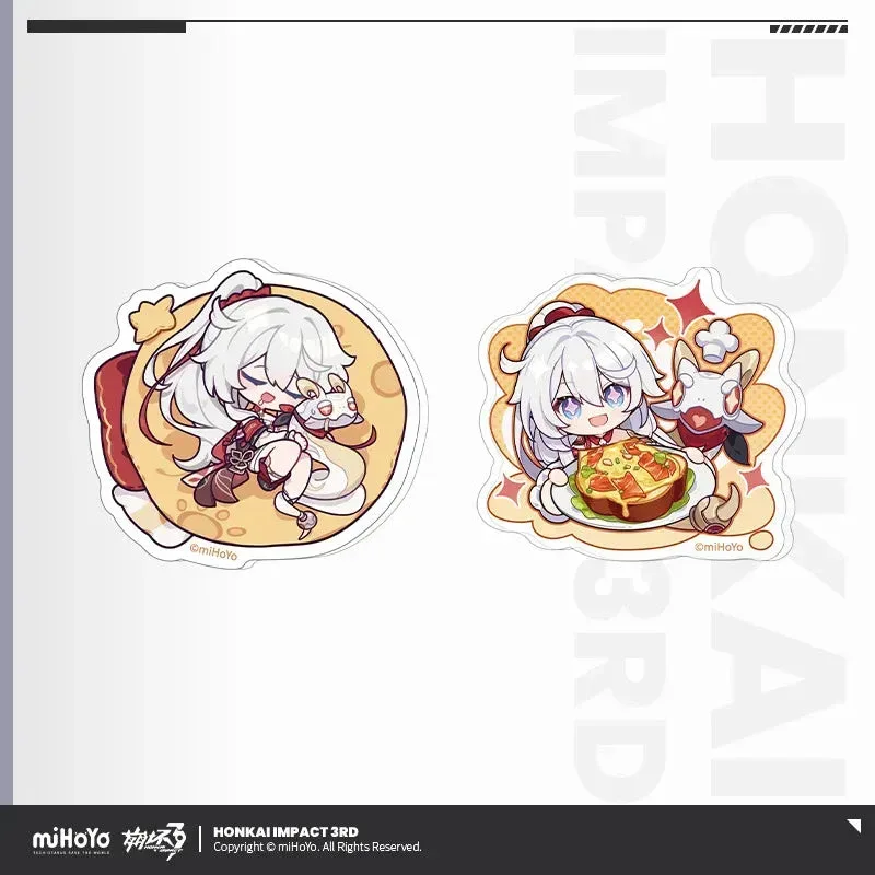 Honkai Impact 3rd Drumming In New Resolutions Series Chibi Refrigerator Magnet
