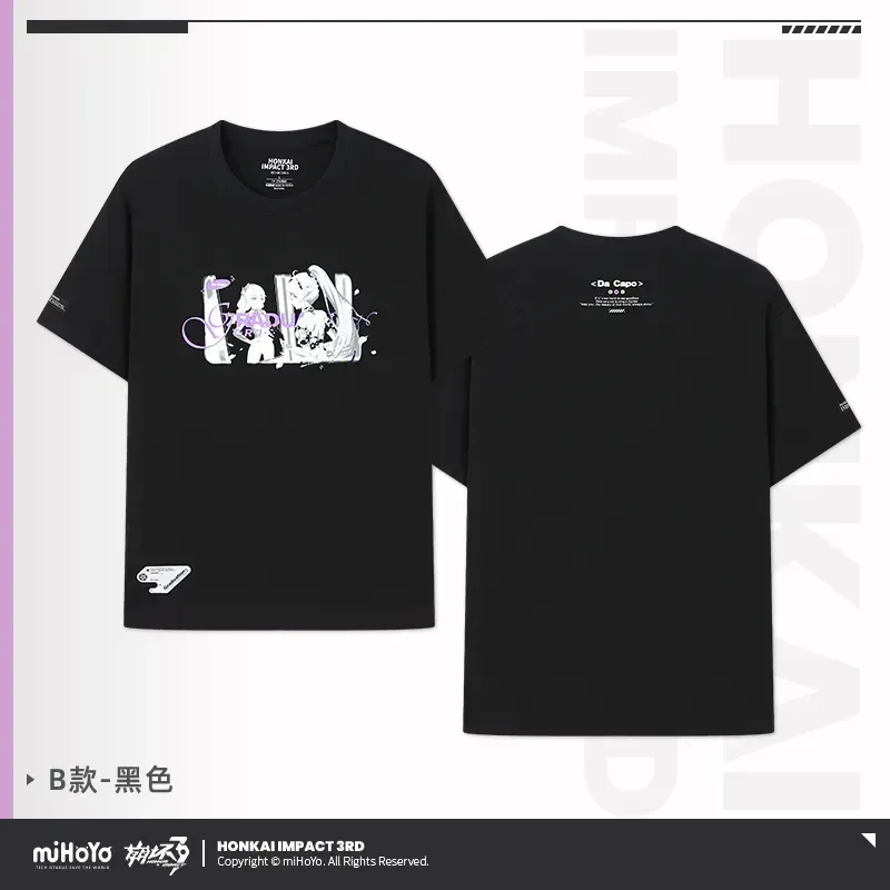 Honkai Impact 3rd Honkai Impression Graduation Trip Series Short Sleeve T-Shirt - Image 44