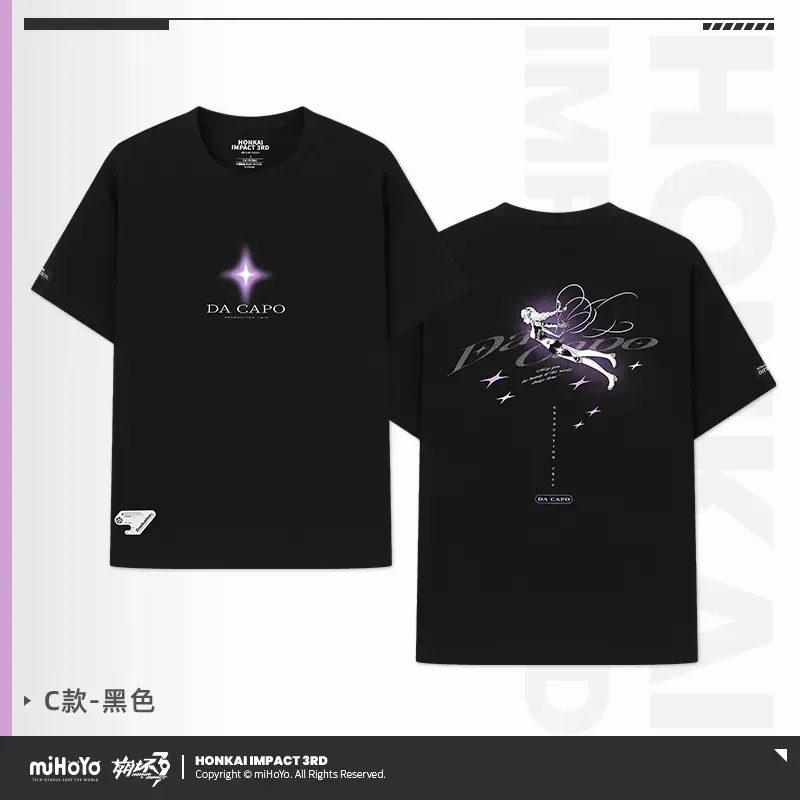 Honkai Impact 3rd Honkai Impression Graduation Trip Series Short Sleeve T-Shirt - Image 61