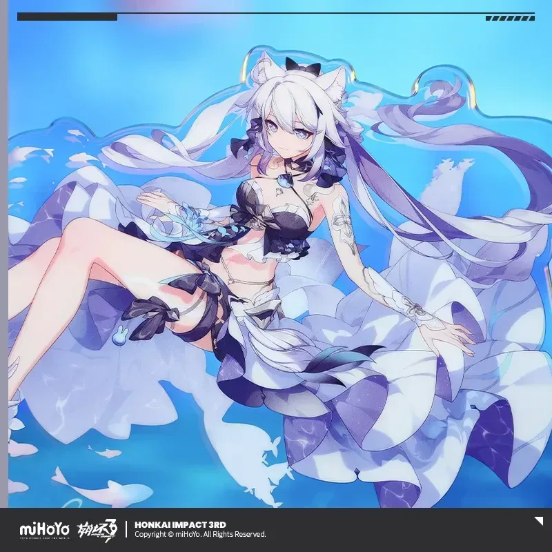Honkai Impact 3rd Kiana Kaslana Herrscher of Finality Selenic Ripples Ver. Acrylic Phone Holder - Image 2