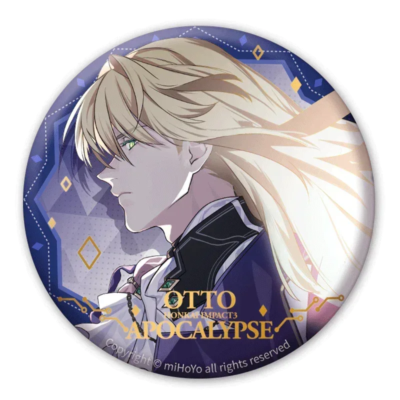 Honkai Impact 3rd Male Character Gold Stamping Badge - Image 6