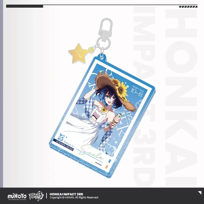 Honkai Impact 3rd Summer Cruise Series Acrylic Glitter Quicksand Pendant