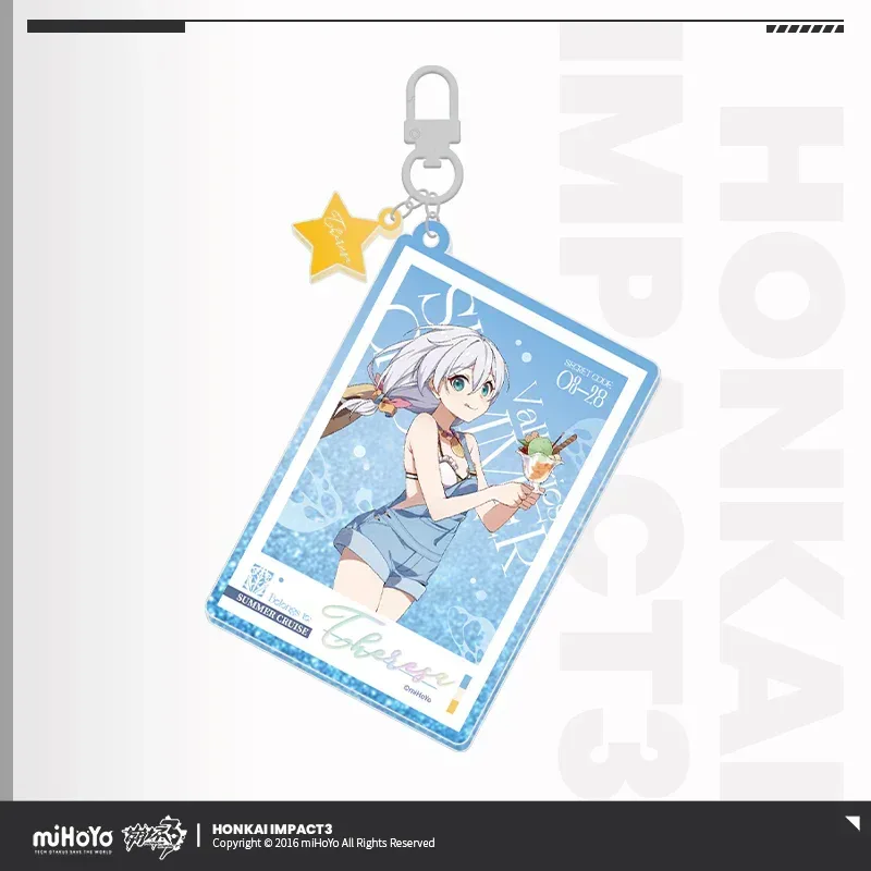 Honkai Impact 3rd Summer Cruise Series Acrylic Glitter Quicksand Pendant - Image 6