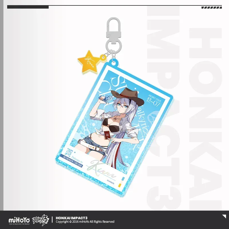 Honkai Impact 3rd Summer Cruise Series Acrylic Glitter Quicksand Pendant - Image 8