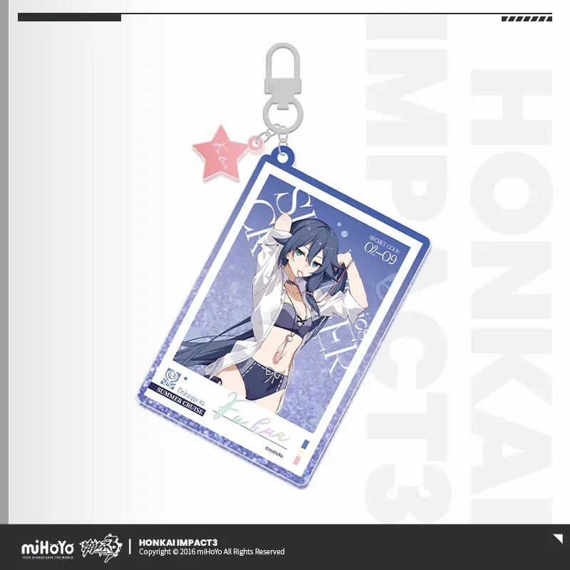 Honkai Impact 3rd Summer Cruise Series Acrylic Glitter Quicksand Pendant - Image 9