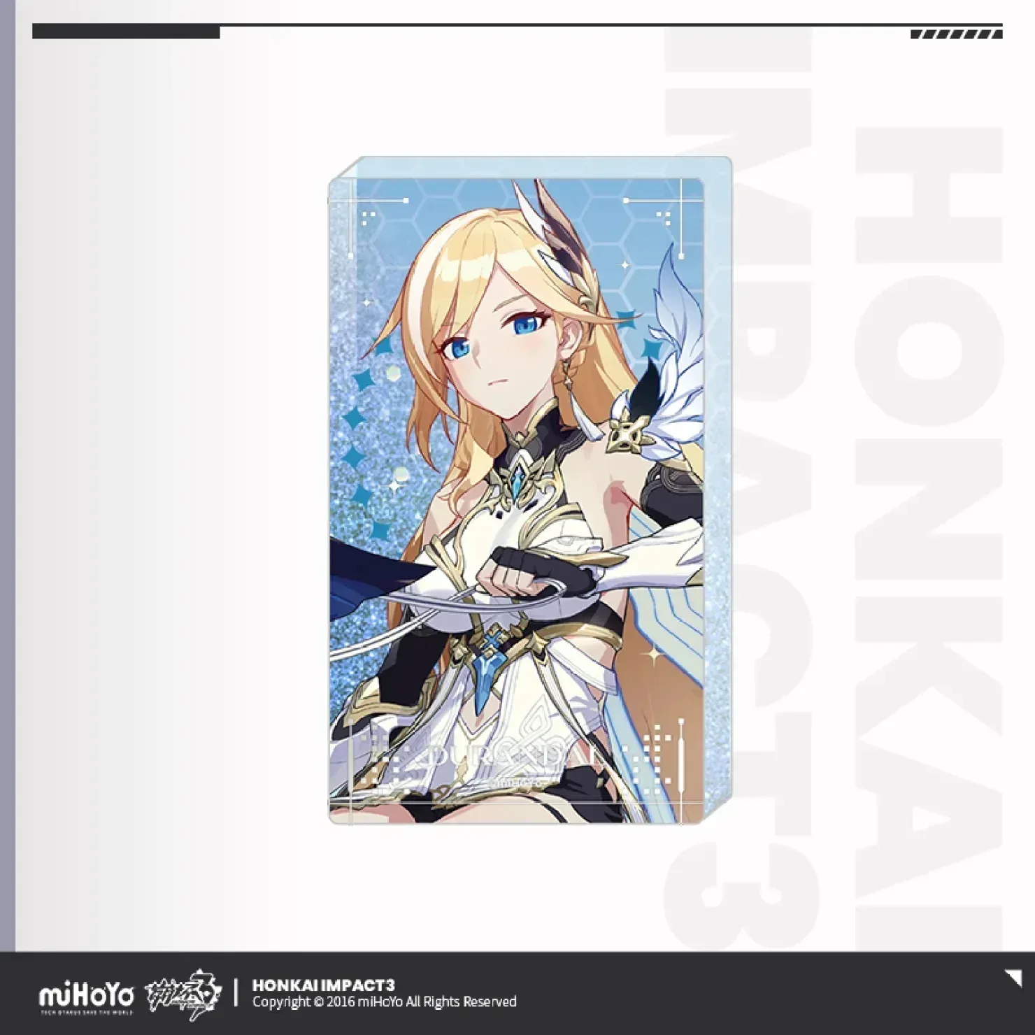 Honkai Impact 3rd Vertical Drawing Series Acrylic Glitter Quicksand Block - Image 4