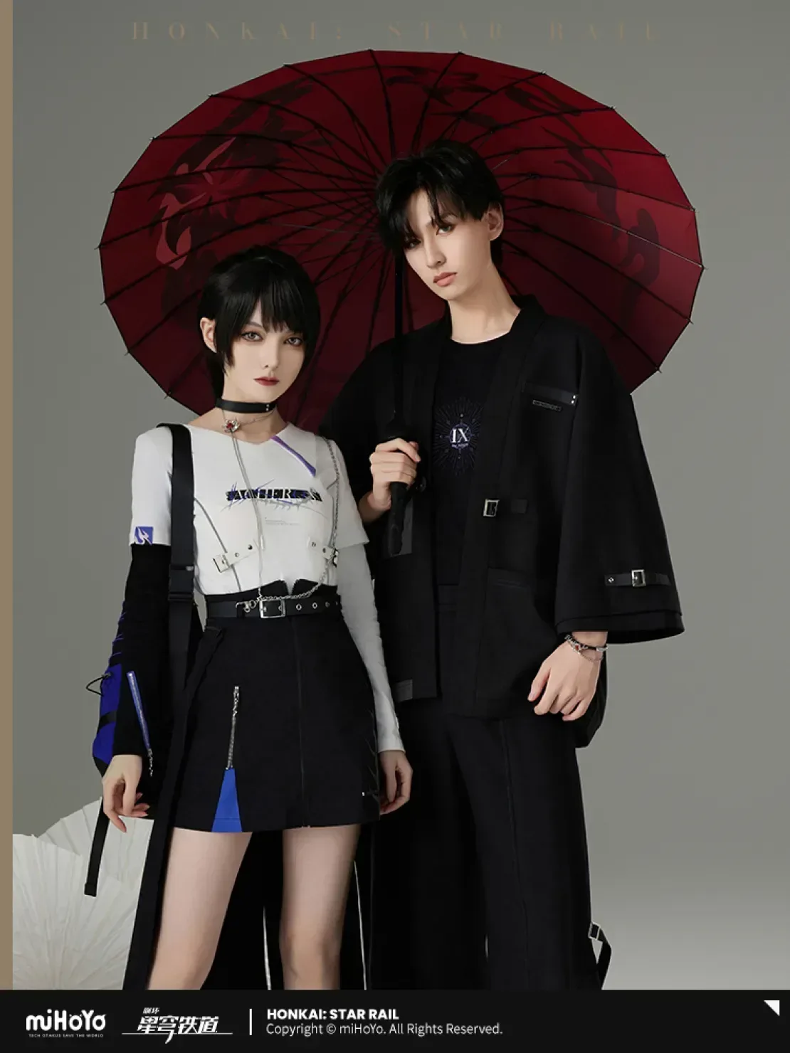 Honkai: Star Rail Acheron Theme Impression Series Long Handle Umbrella - Image 5