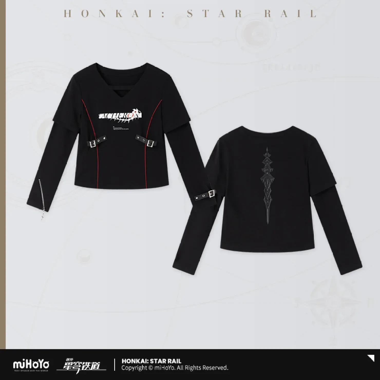 Honkai: Star Rail Acheron Theme Impression Series Long Sleeve T-shirt - Image 8