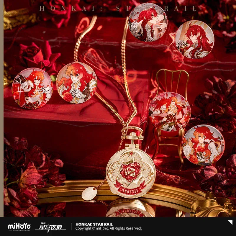 Honkai: Star Rail Argenti Gorgeous Series Matel Keychain