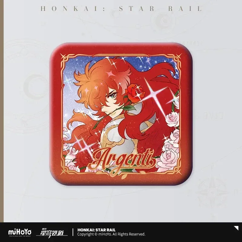 Honkai: Star Rail Argenti Gorgeous Series Tinplate Badge - Image 2