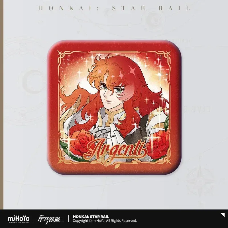 Honkai: Star Rail Argenti Gorgeous Series Tinplate Badge - Image 3