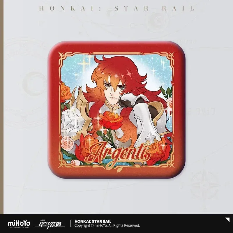Honkai: Star Rail Argenti Gorgeous Series Tinplate Badge - Image 4