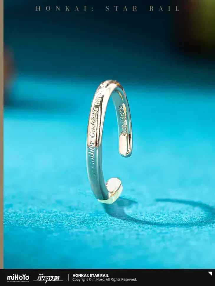 Honkai: Star Rail Aventurine Theme Impression Series Ring Set - Image 5