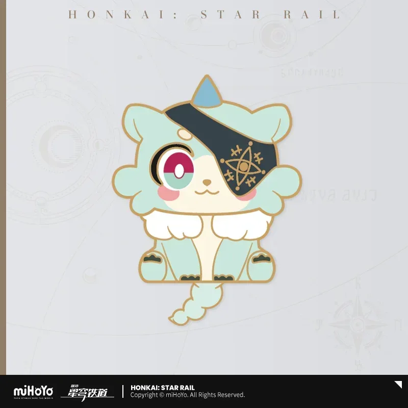 Honkai: Star Rail Awooo-Awooo Series Chimera Metal Badge - Image 6
