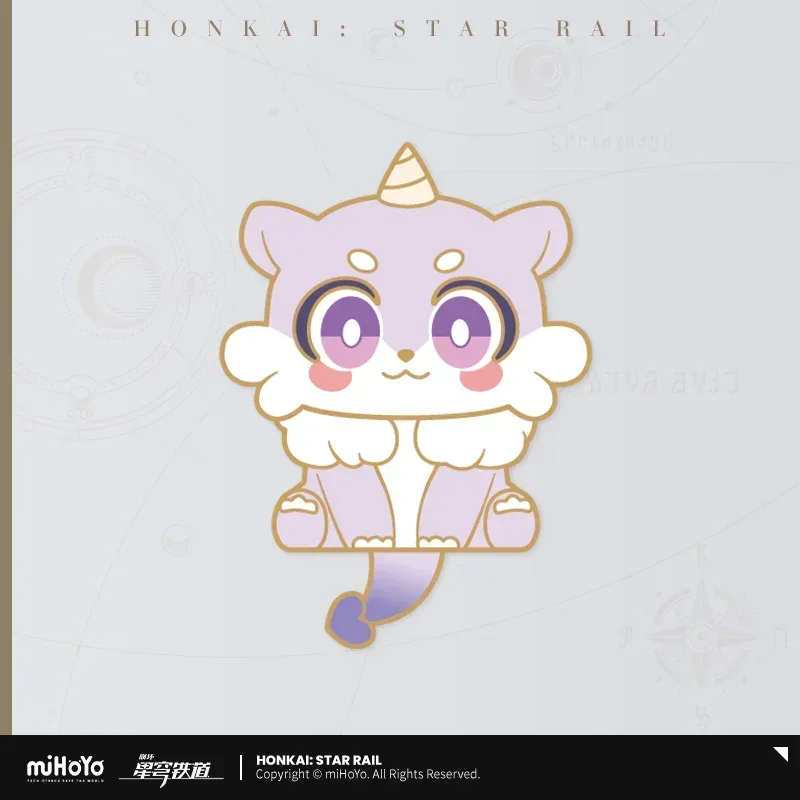 Honkai: Star Rail Awooo-Awooo Series Chimera Metal Badge - Image 8