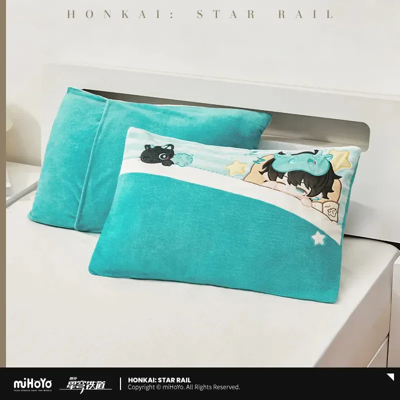 Honkai: Star Rail Boys Dormitory Chibi Household Series Pillowcase - Image 3
