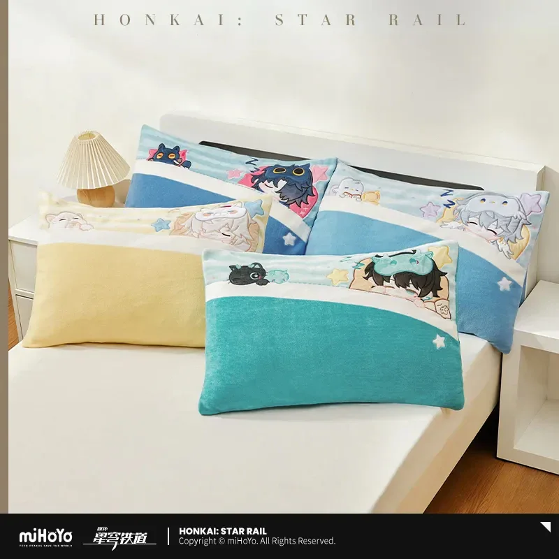 Honkai: Star Rail Boys Dormitory Chibi Household Series Pillowcase - Image 4