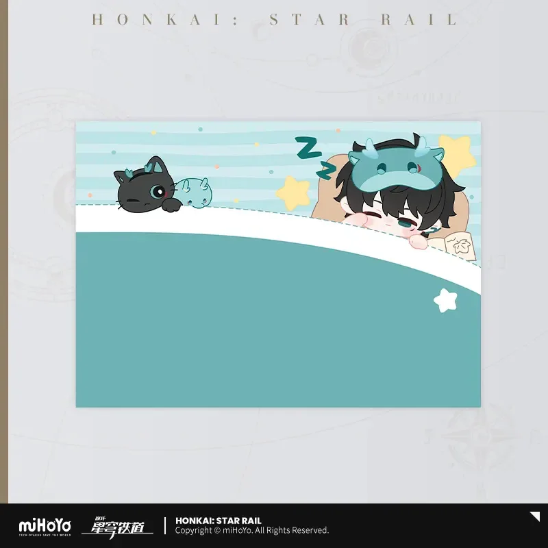 Honkai: Star Rail Boys Dormitory Chibi Household Series Pillowcase - Image 6