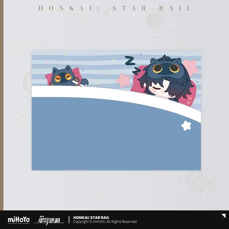 Honkai: Star Rail Boys Dormitory Chibi Household Series Pillowcase - Image 7