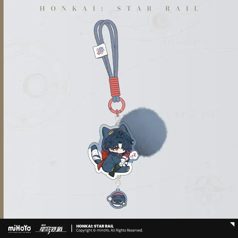 Honkai: Star Rail Boys Dormitory Series Chibi Acrylic Keychain - Image 3