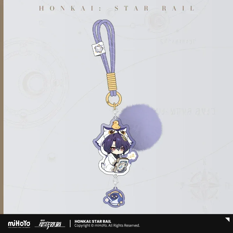 Honkai: Star Rail Boys Dormitory Series Chibi Acrylic Keychain - Image 6