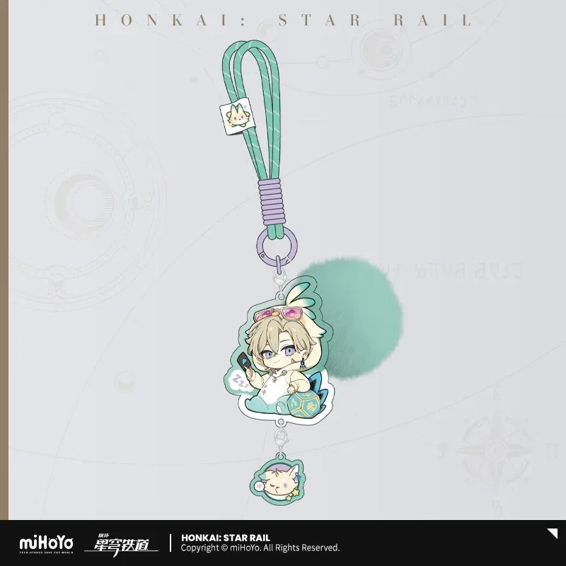 Honkai: Star Rail Boys Dormitory Series Chibi Acrylic Keychain - Image 9